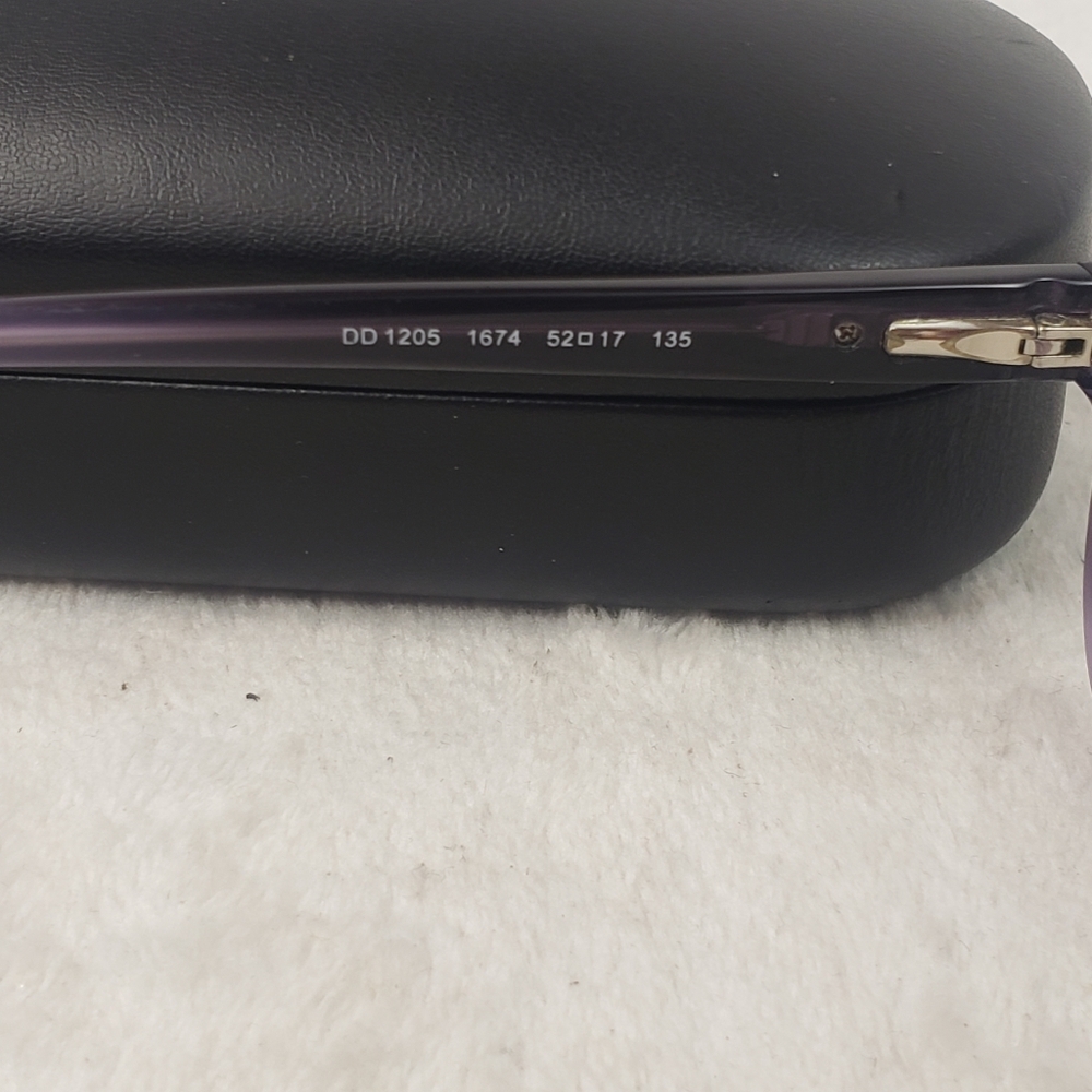 Authentic Pre-owned Dolce & Gabbana D&G purple blue eyeglasses - Picture 8 of 9